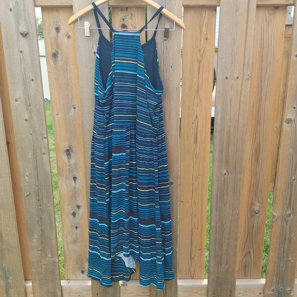 JOE FRESH Sun Dress Size Large Maxi Dress Stripe BNWT - Picture 6 of 8